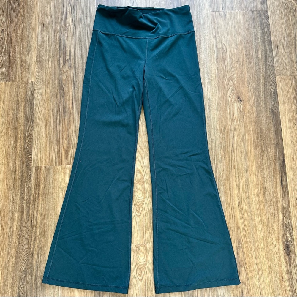 Athleta Teal Flare Leggings